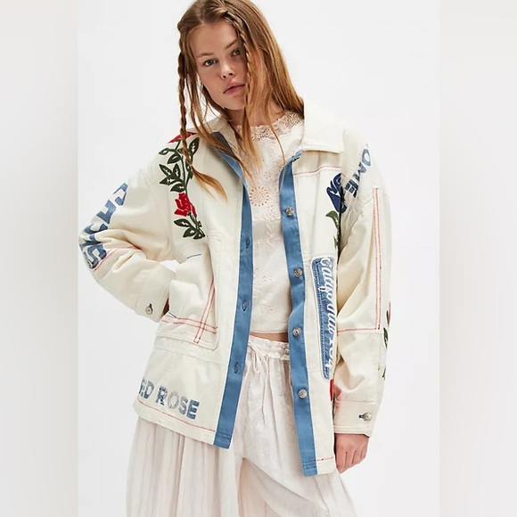 We The Free Jackets & Blazers - We The Free Field Of Roses Jacket